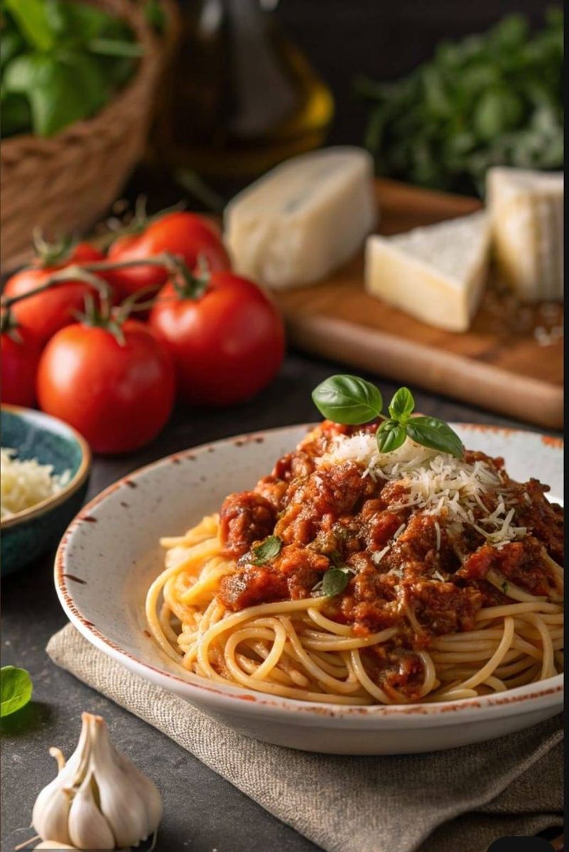 TAGLIATELLE BOLOGNESE